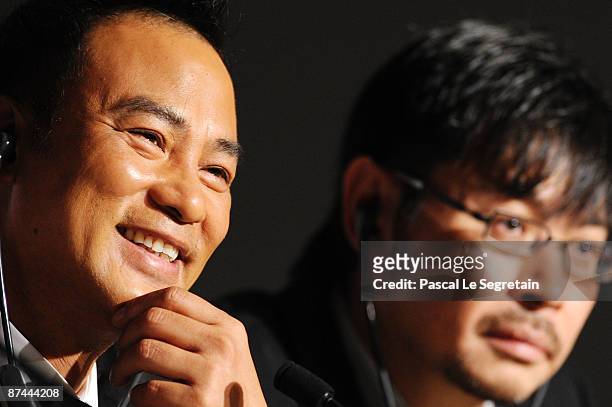 Actor Simon Yam attends the Vengeance press conference at the Palais Des Festivals during the 62nd International Cannes Film Festival on May 17, 2009...
