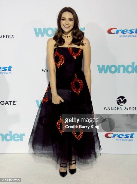 Actress Danielle Rose Russell attends the premiere of Lionsgates's' 'Wonder' at Regency Village Theatre on November 14, 2017 in Westwood, California.