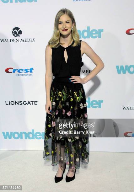 Actress Erika McKitrick attends the premiere of Lionsgates's' 'Wonder' at Regency Village Theatre on November 14, 2017 in Westwood, California.