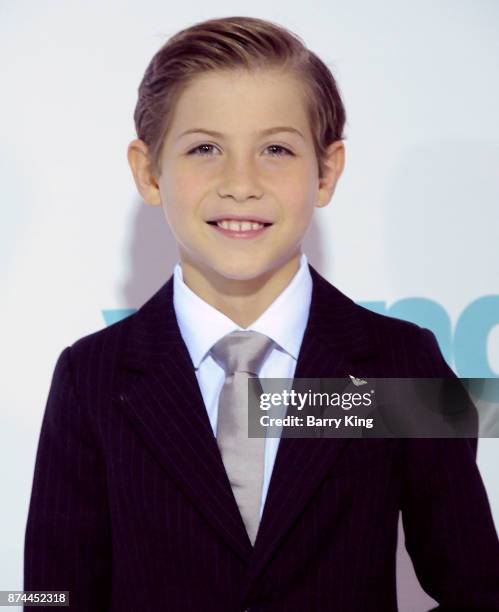 Actor Jacob Tremblay attends the premiere of Lionsgates's' 'Wonder' at Regency Village Theatre on November 14, 2017 in Westwood, California.