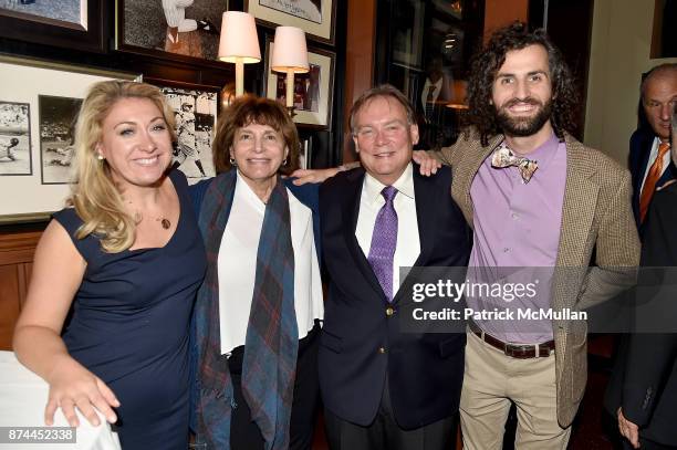 Sara Kugel, Robin Sanders, Gavin Boyle and Justin Hayter attend NINETY YEARS OF GALLAGHERS New York's iconic steakhouse at Gallaghers Steakhouse on...