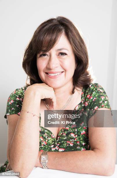 Writer, television producer and presenter Daisy Goodwin is photographed for the Daily Mail on October 7, 2017 in Menorca, Spain.