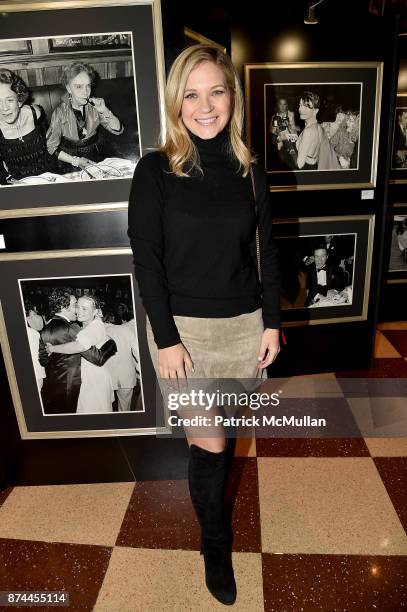 Vanessa Ray attends NINETY YEARS OF GALLAGHERS New York's iconic steakhouse at Gallaghers Steakhouse on November 14, 2017 in New York City.