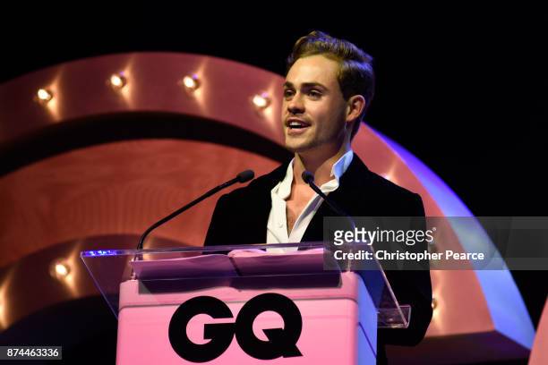 Dacre Montgomery presents the award for Actor of the Year during the GQ Men Of The Year Awards Ceremony at The Star on November 15, 2017 in Sydney,...