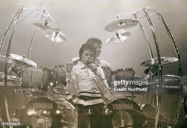 Michael Jackson performing in a concert in 1984. Michael Joseph Jackson was an American singer, songwriter and dancer. Dubbed the 'King of Pop', he...