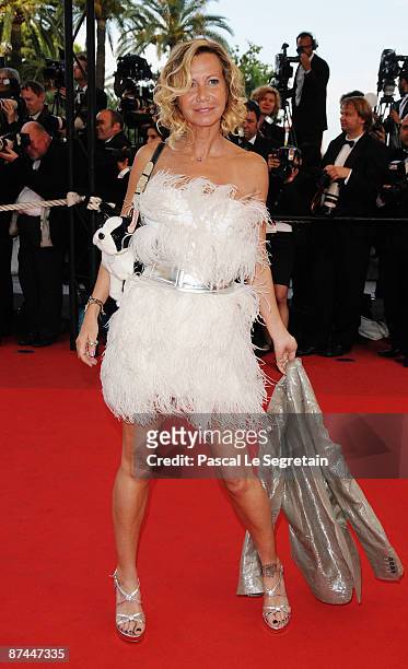 Actress Fiona Gelin attends the Vengeance Premiere at the Palais Des Festivals during the 62nd International Cannes Film Festival on May 17, 2009 in...