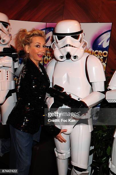 Actress Christelle Chollet attends the Micromania Games Awards 2009 at La Cigale on May 05, 2009 in Paris, France.