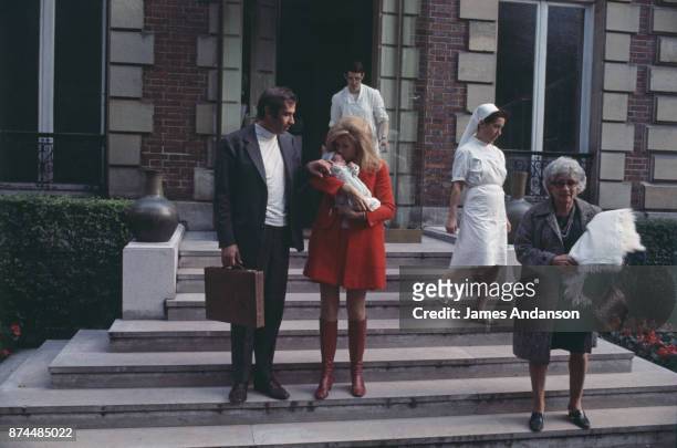 Vanessa Vadim, Jane Fonda and Roger Vadim