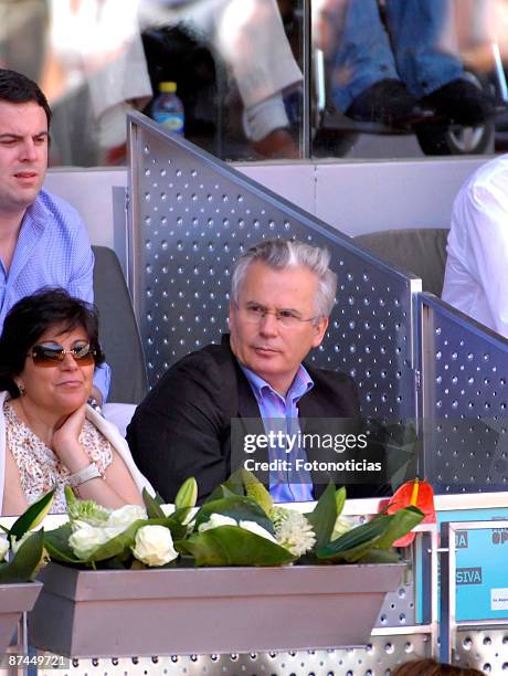 Baltazar Garzon attends Madrid Open tennis tournament final, at La Caja Magica on May 17, 2009 in Madrid, Spain.