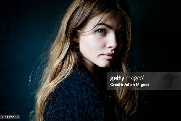 Model Thylane Blondeau is photographed for Grazia Magazine on October, 2015 in Paris, France.