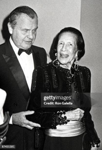 Bill Blass and Diana Vreeland