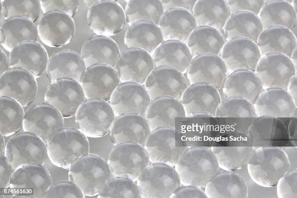 full frame of expanded polymer balls - absorbent stock pictures, royalty-free photos & images