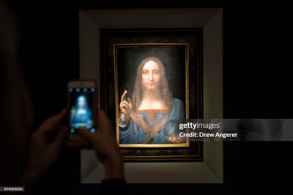 Christie's To Auction Leonardo da Vinci's "Salvator Mundi" Painting