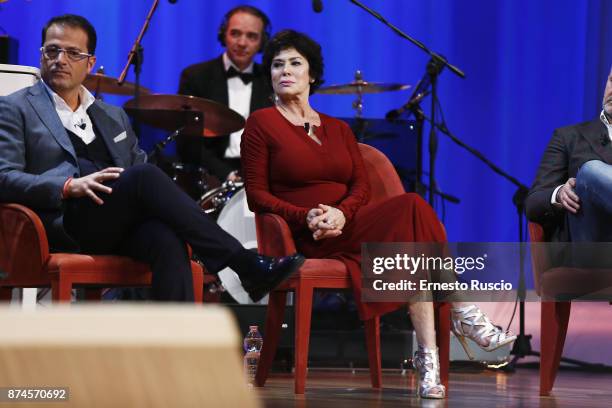 Corinne Clery attends the Maurizio Costanzo Show at Studi Voxson on November 15, 2017 in Rome, Italy.