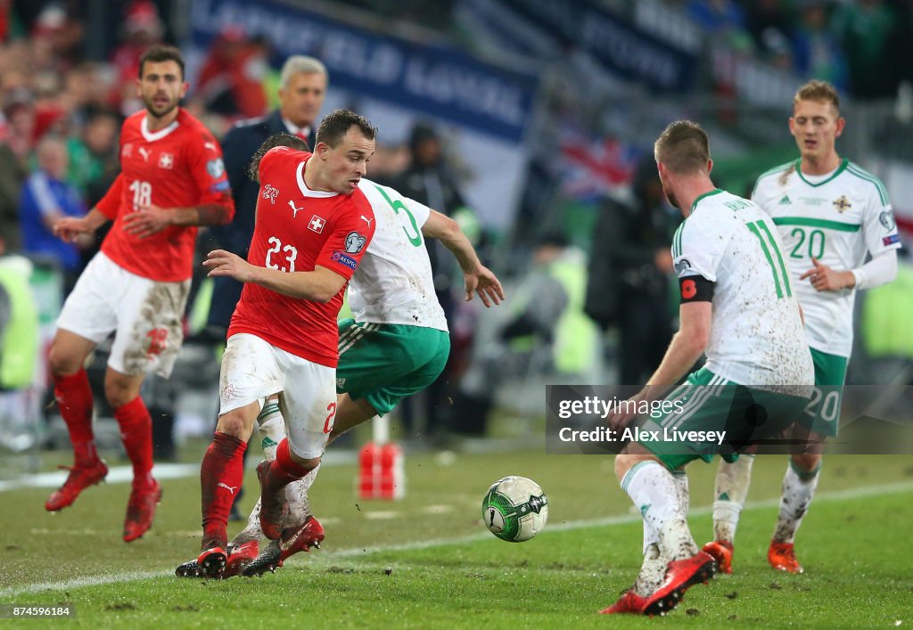Switzerland v Northern Ireland - FIFA 2018 World Cup Qualifier Play-Off: Second Leg