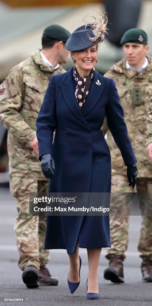 The Countess Of Wessex Attends 5th Battalion The Rifles Homecoming Parade