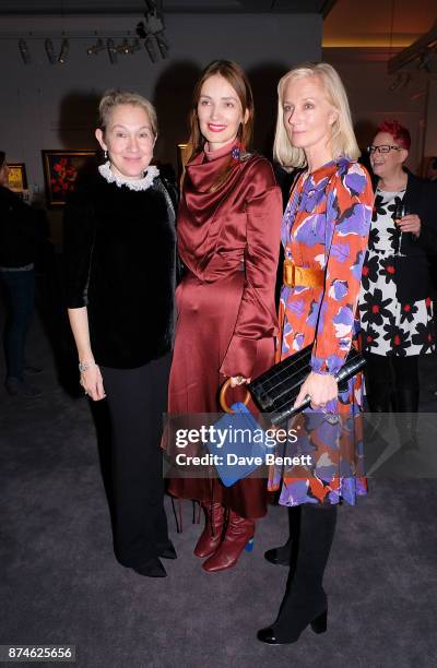 Justine Picardie, Roksanda Ilincic and Joely Richardson attend the Harper's Bazaar Power List of 150 visionary women, sponsored by She's Mercedes, at...