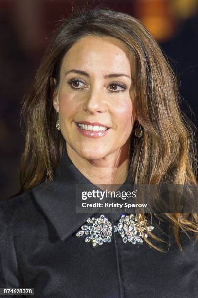 Princess Marie Cavallier of Denmark attends the Godjul Joyeux Noel Danois Christmas Decorations Inauguration at BHV Marais on November 15, 2017 in...