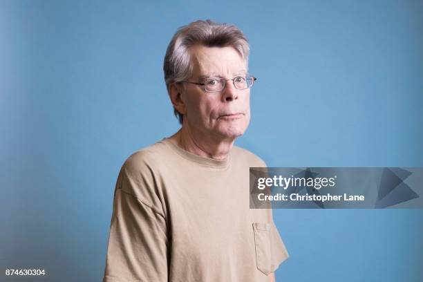 Author Stephen is photographed for The London Times on September 24, 2017 in New York City.