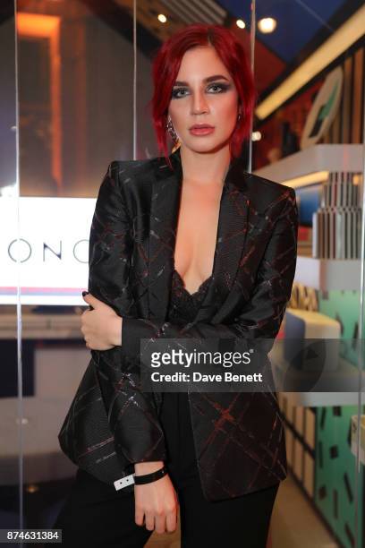 Nikita Andrianova attends the launch of Sonos Song Stories: Bowie - an event honouring David Bowie's work and legacy at Sonos London's new concept...