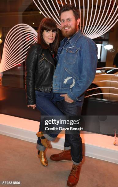 Kate and Lee Tiernan of Black Axe Mangal attend the launch of Sonos Song Stories: Bowie - an event honouring David Bowie's work and legacy at Sonos...