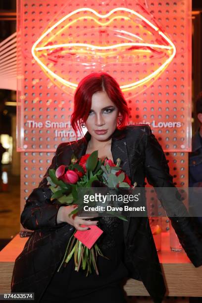 Nikita Andrianova attends the launch of Sonos Song Stories: Bowie - an event honouring David Bowie's work and legacy at Sonos London's new concept...