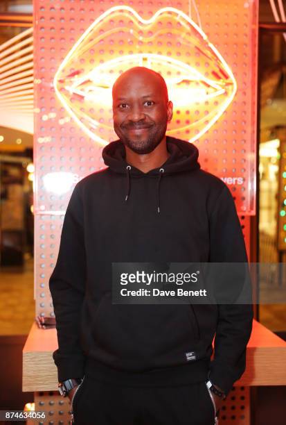 David Nyanzi attends the launch of Sonos Song Stories: Bowie - an event honouring David Bowie's work and legacy at Sonos London's new concept Store...