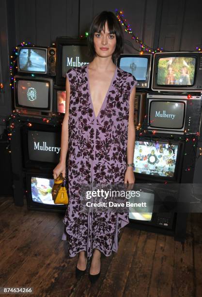 Sam Rollinson attends Mulberry's 'It's Not Quite Christmas' party on November 15, 2017 in London, England.