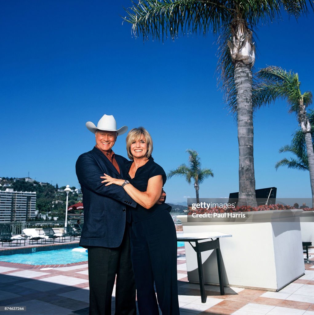 Larry Hagman, Linda Gray