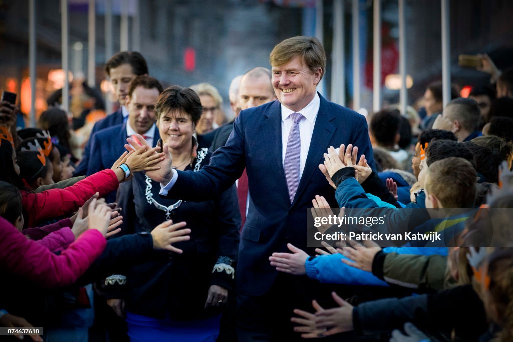 King Willem-Alexander at 50th anniversary Lelystad