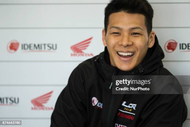 Takaaki Nakagami Lcr Honda Idemitsu during the tests of the new season, MotoGP 2018. Circuit of Ricardo Tormo,Valencia, Spain. Wednesday 15th of...