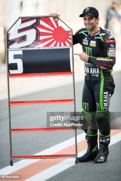 Johann Zarco Monster Yamaha Tech 3 during the tests of the new season, MotoGP 2018. Circuit of Ricardo Tormo,Valencia, Spain. Wednesday 15th of...