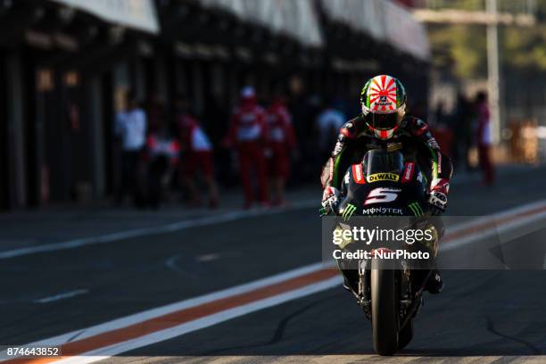 Johann Zarco Monster Yamaha Tech 3 during the tests of the new season, MotoGP 2018. Circuit of Ricardo Tormo,Valencia, Spain. Wednesday 15th of...