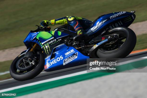 Valentino Rossi Movistar Yamaha MotoGP during the tests of the new season, MotoGP 2018. Circuit of Ricardo Tormo,Valencia, Spain. Wednesday 15th of...