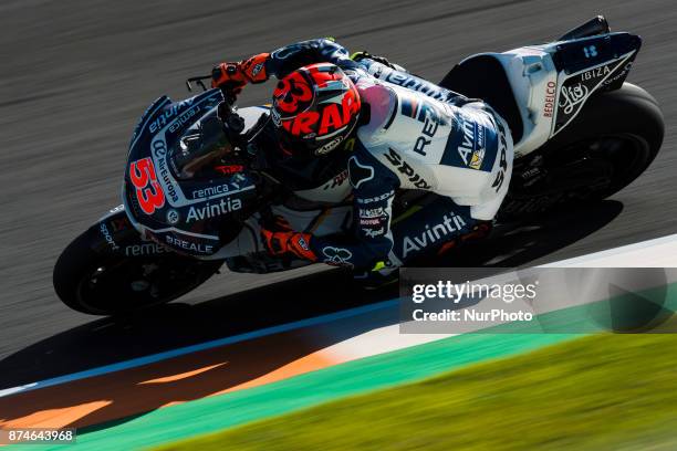 Tito Rabat Reale Avintia Racing Ducati during the tests of the new season, MotoGP 2018. Circuit of Ricardo Tormo,Valencia, Spain. Wednesday 15th of...