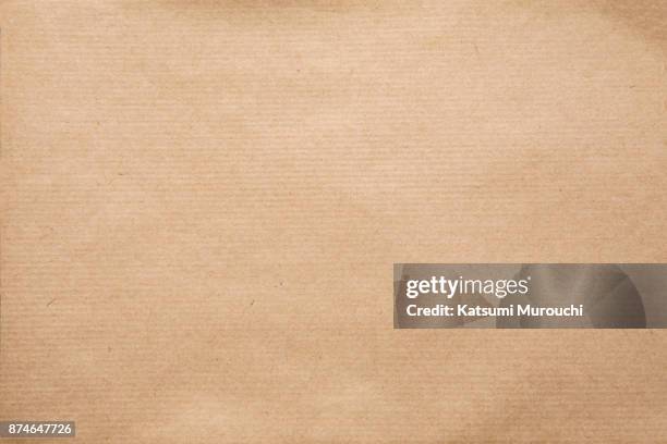 brown paper texture background - craft paper texture stock pictures, royalty-free photos & images