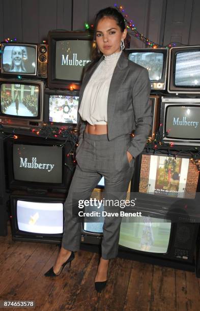 Doina Ciobanu attends Mulberry's 'It's Not Quite Christmas' party on November 15, 2017 in London, England.