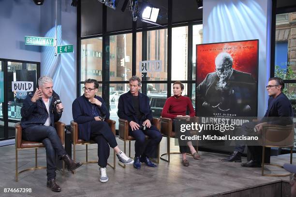 Screenwriter Anthony McCarten, director Joe Wright, and actors Ben Mendelsohn and Kristin Scott Thomas visit Build Studio to discuss the movie...