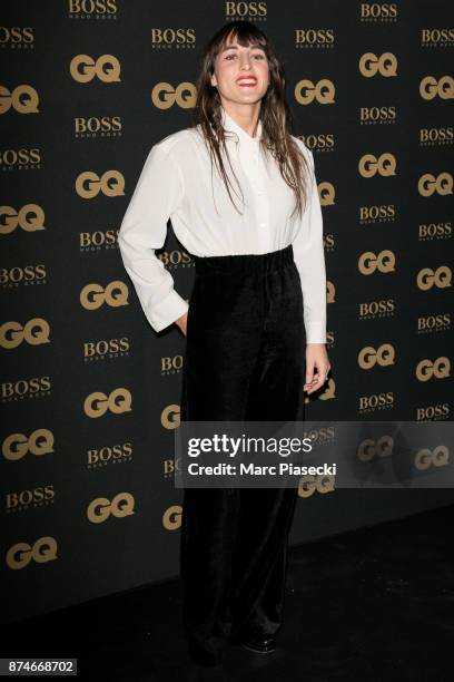 Female Singer of the Year Juliette Armanet attends the 'GQ Men of the year awards 2017' at Le Trianon on November 15, 2017 in Paris, France.