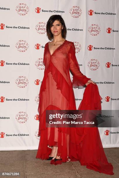 Elisa Toffoli attends Save The Children Charity Party on November 15, 2017 in Milan, Italy.