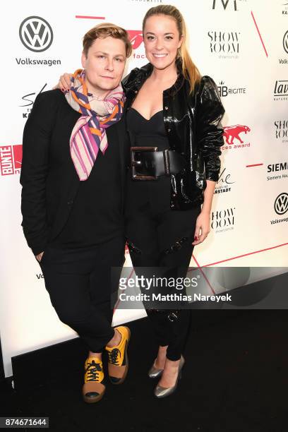 Dawid Tomaszewski and Marina Hoermanseder attend the New Faces Award Style 2017 at The Grand on November 15, 2017 in Berlin, Germany.