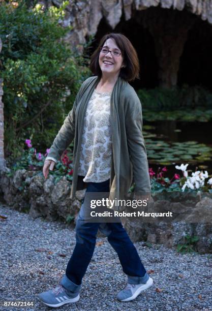 Paulina Garcia poses for the press on the set of her latest film 'Matar al Padre' on November 15, 2017 in Barcelona, Spain.