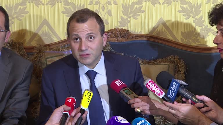 Gebran 15 Lebanese Fm Gebran Bassil Stock Videos, Footage, & 4K Video Clips ...