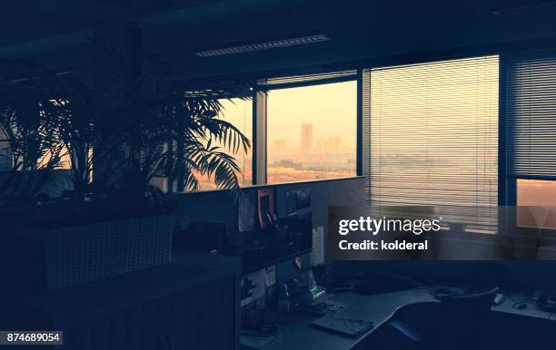 183 Empty Desk With Laptop Stock Photos, High-Res Pictures, and Images ...