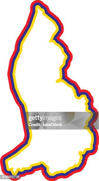 liechtenstein outline - liechtenstein map stock illustrations