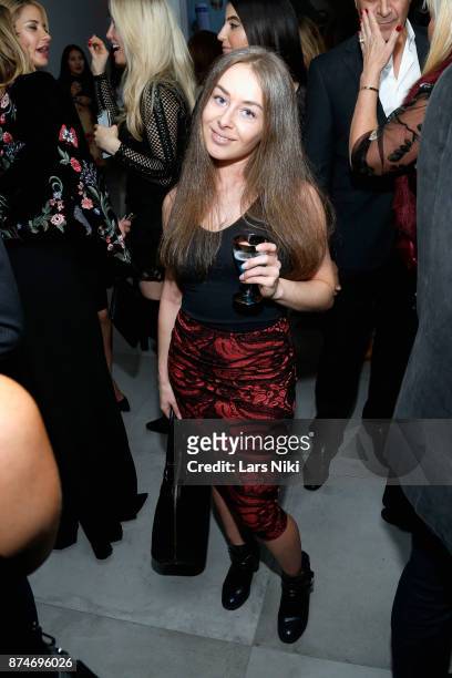 Robyn London attends the Blu Perfer & Blue Brut Launch Party for The 2018 8th annual Better World Awards on November 15, 2017 in New York City.
