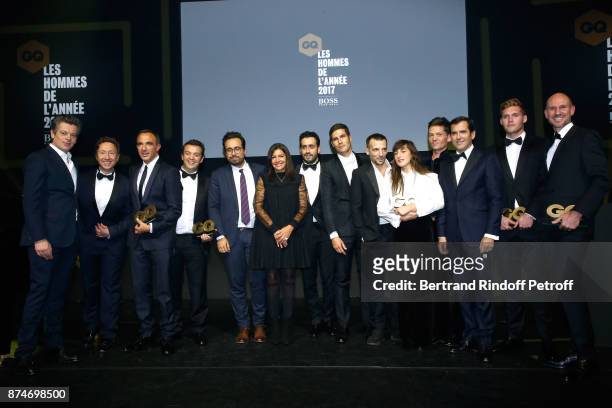 Awarded as "Male Singer" of the year, Benjamin Biolay, Stephane Bern, Awarded as Animator of the year, Nikos Aliagas, Awarded as "Chef" of the year,...