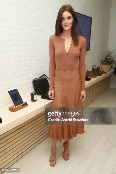 Hilary Rhoda attends Dinner to Celebrate Jenni Kaynes Tribeca Boutique with Amy Astley and Meredith Melling at 20 Harrison Street on November 15,...