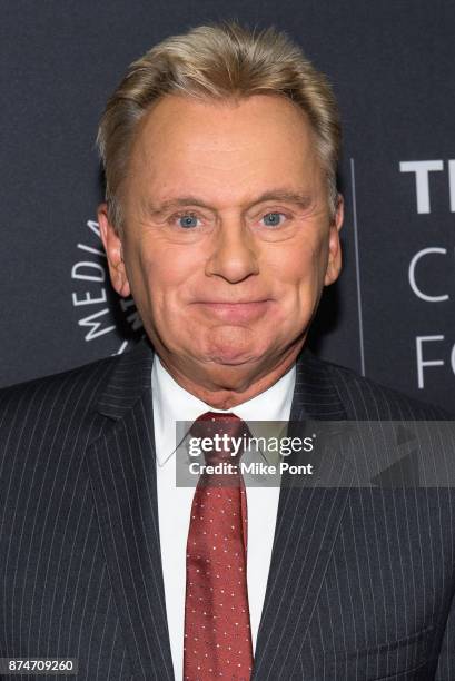 Pat Sajak attends The Paley Center For Media Presents: Wheel Of Fortune: 35 Years As America's Game at The Paley Center for Media on November 15,...