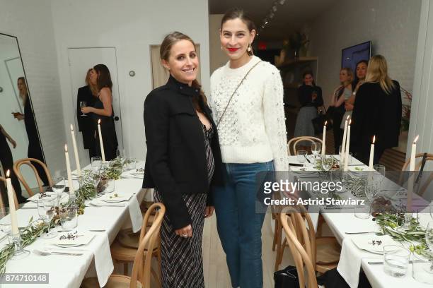 Alexi Ashe and Sylvana Ward Durrett attend Dinner to Celebrate Jenni Kaynes Tribeca Boutique with Amy Astley and Meredith Melling at 20 Harrison...